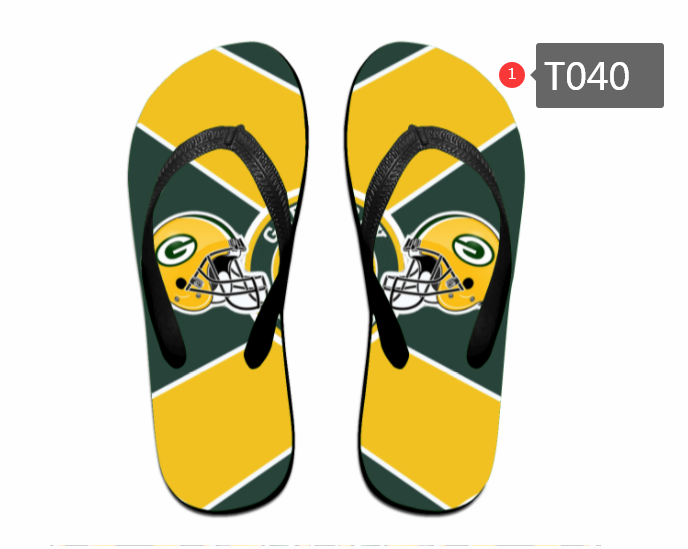 All Sizes Green Bay Packers Flip Flops T040(Pls check description for details) All Sizes Green Bay Packers Flip Flops T040(Pls check description for details)